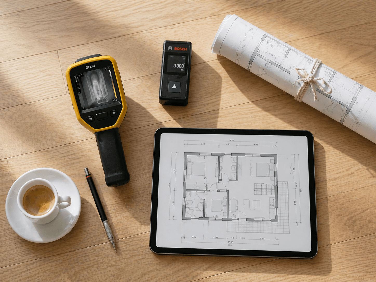 Strumenti tecnici per controllo base immobile